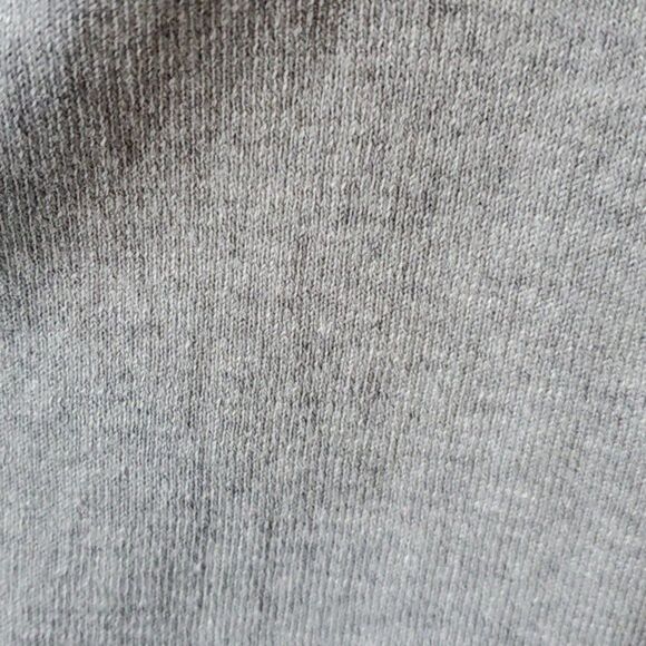 NWT TALBOTS GRAY SILVER COTTON BLEND V-NECK SEQUIN SWEATER SZ XL - Picture 8 of 9